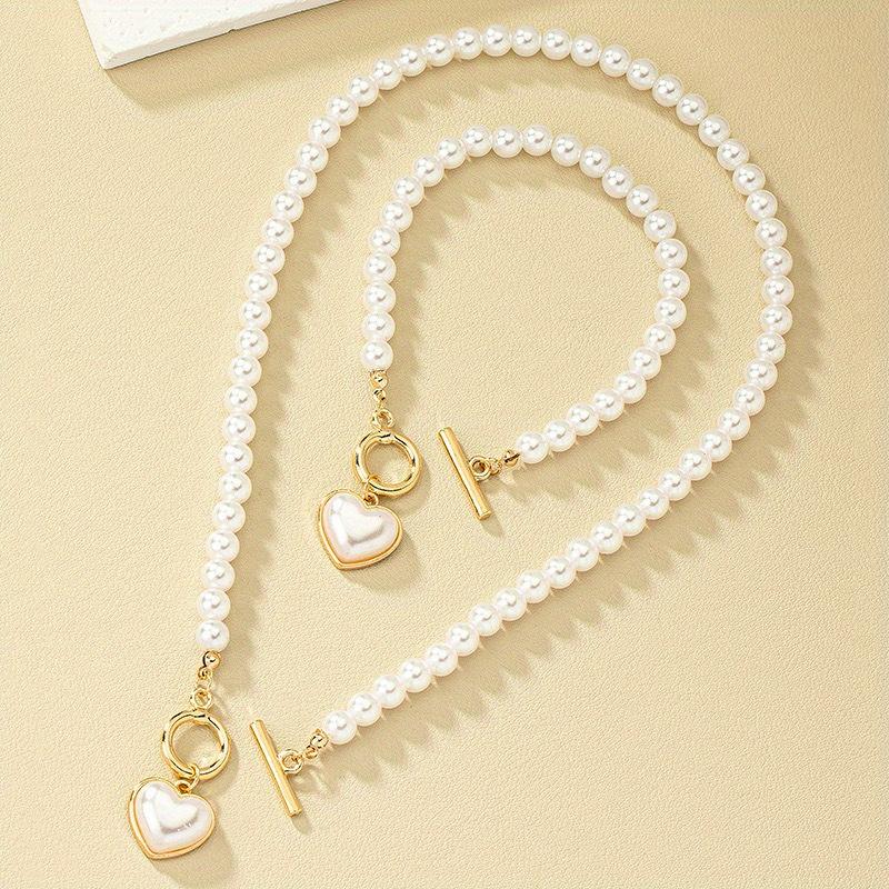 2-piece Women's Necklace Necklace Bracelet Set Starfish Necklace Bracelet Summer Necklace and Silver Necklace Beach Jewelry Gift