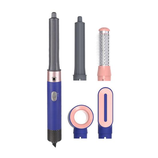 5-In-1 Hair Dryer Kit with 5 Attachments 600W Professional Electric Hair Styler Dryer Curling Iron Straightening Brush Portable Hair Styling Tools