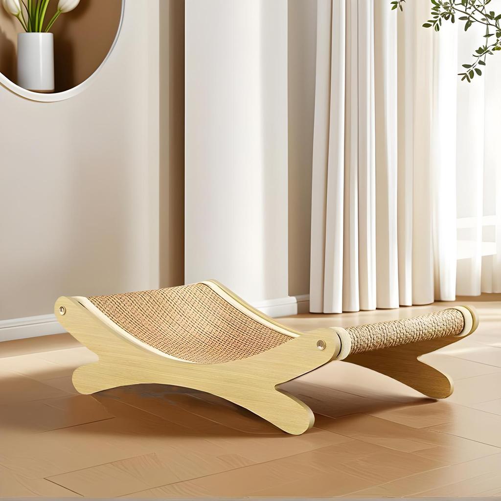 Cat Scratching Bed Pad Sisal Kitten Bed Furniture Protector Indoor wear-resistant cat lounge for Floor Couch Wall Carpet