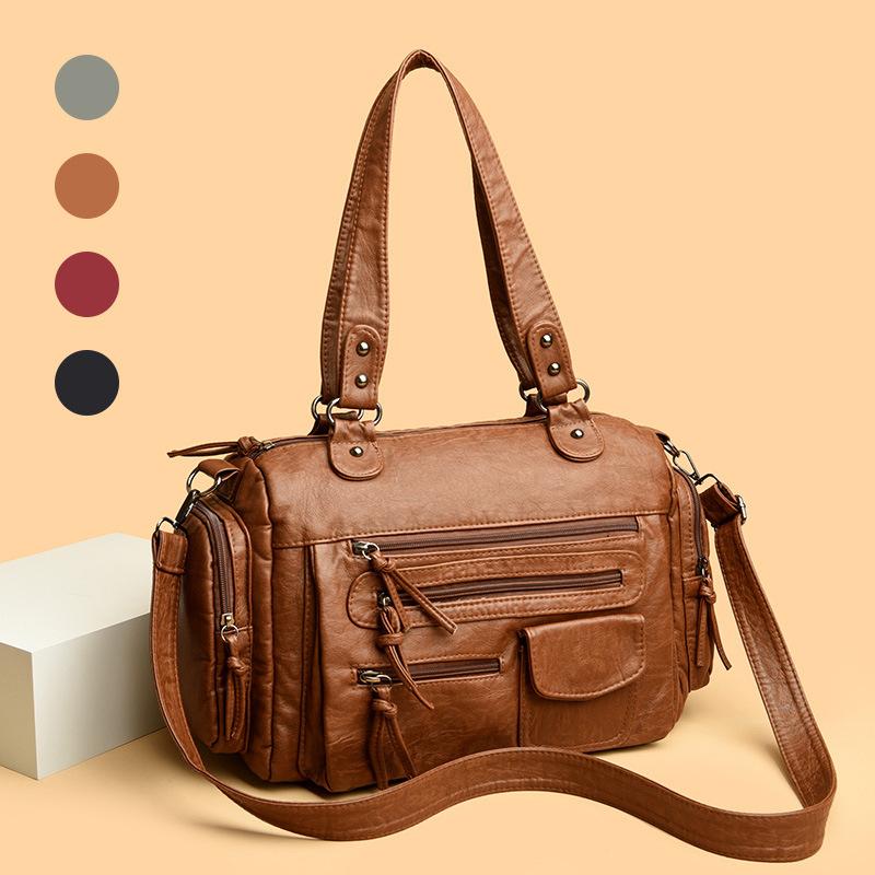 Women's Fashion Retro Trend Simple Shoulder Messenger Bag