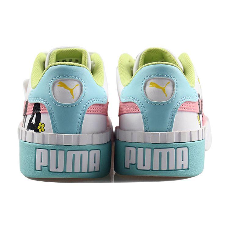 Puma Cali Novelty Jr Flower Kids Sneakers White Multi-Color Green