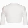 Women's Traditional Oktoberfest Crop Top Bavarian Style Blouse Button Front Knit Fabric Half Sleeve Shirt for Festival Wear