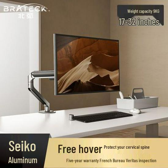 Brateck E350 North Arc Monitor Arm with Rotating Base