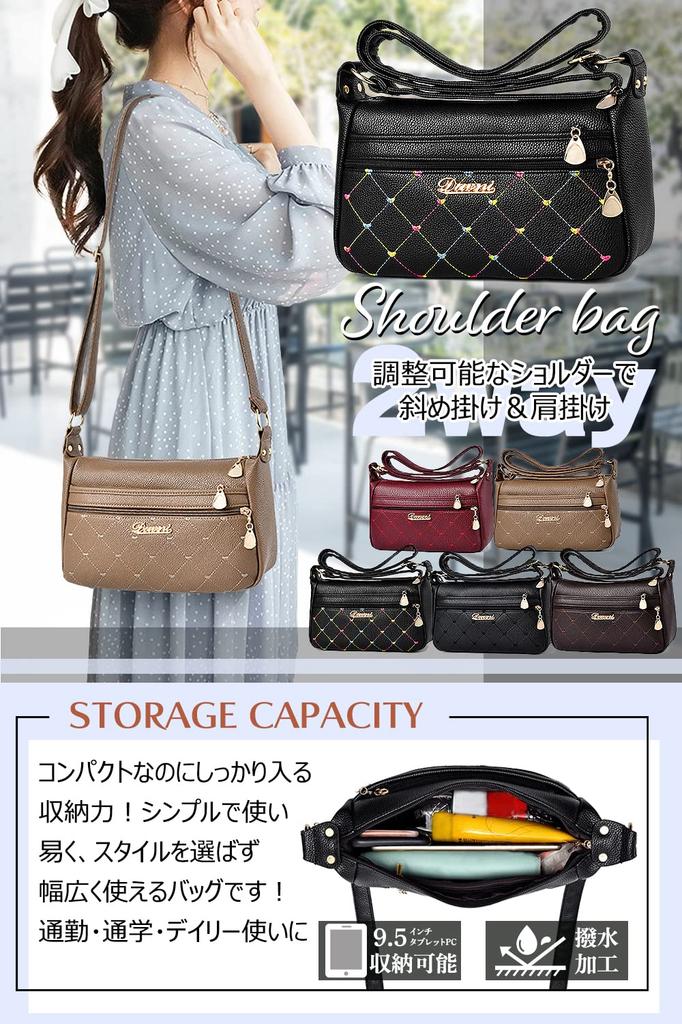 T.Y.ryan ryan Damen Umhängetasche, Crossbody-Tasche, PU-Leder, Schwarz