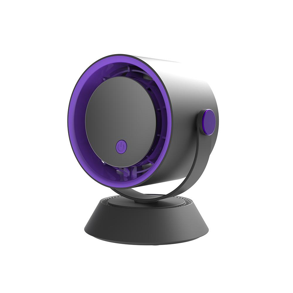 Compact Wall-Mounted Smart Fan with Digital Display, High-Speed Air Circulation, and Rechargeable Battery for Office and Home Use.