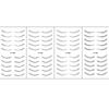 8/10Pairs Multi-Style Lower Eyelash Tattoo Stickers 3D Simulation False Eyelashes Stickers Quick Waterproof