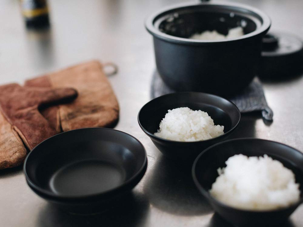 Snow Peak Earthenware Pot Zen Black CS-580