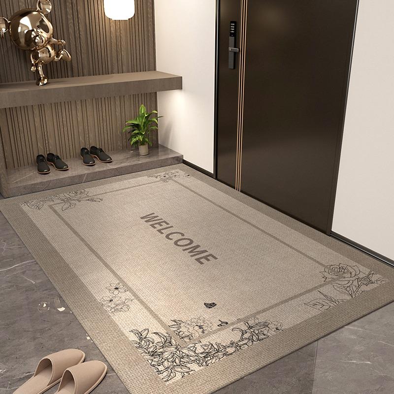 Entrance Door Mat Rectangular Doormat Hall Living Room Carpet  Modern Rug Home Decoration Non-slip Floor Mats