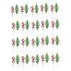 Tabletop Plant Ornaments for Home 20Pcs Christmas Norfolk Pine Picks, Flocked Snow Branches with Lifelike Floral Decor Gift Red Berries, Artificial