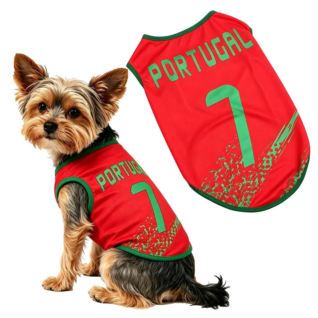 Vestă Tricou Fotbal pentru Animale de Companie Ușoară Respirabilă Material Moale Potrivire Confortabilă Design Fără Mâneci Potrivit pentru Câini Mici Medii Îmbrăcăminte Sport