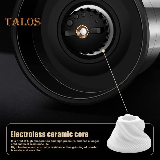 Stainless Steel Salt Grinder Adjustable Coarseness Easy To Clean Double Head 2 In 1 Grinder for Seasoning