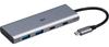 ISY IHU-5200 Hub with 2x USB-A & USB-C, Silver