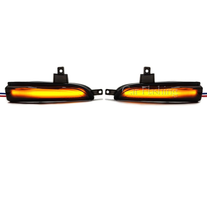 Dynamic Turn Signal For Renault Koleos HY 2011 2012 2013 2014 2015 2016 2017 1st Gen LED Strip Light Rearview Mirror Lamp