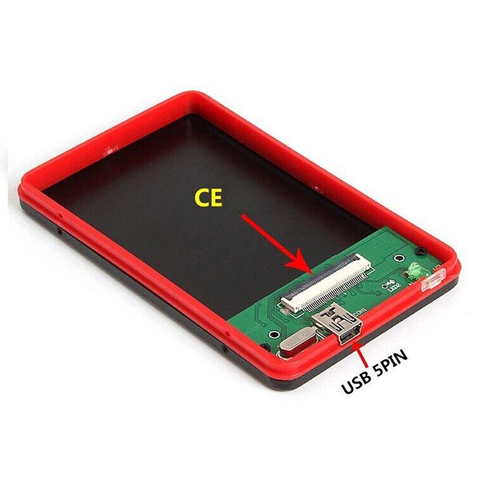 1Set New CE To USB HDD External Hard Drive SSD Convertor Enclosure Case