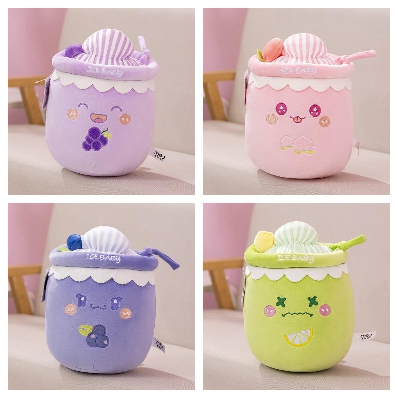 Copo de Chá de Leite Gelo e Neve Brinquedo de Pelúcia Macio e Aconchegante Perfeito para Dormir e Presentear