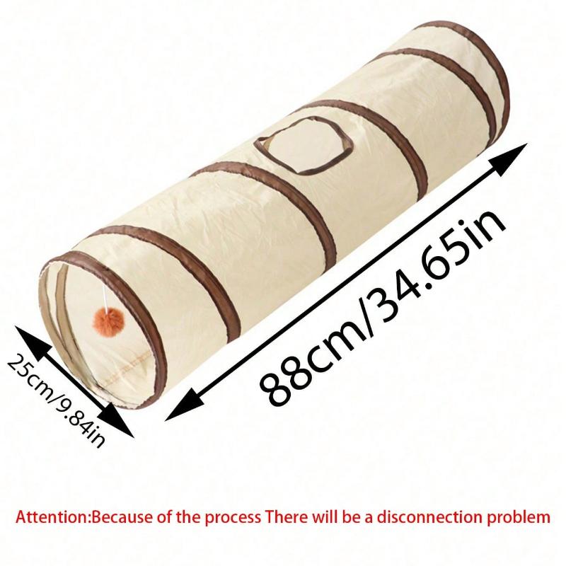 

Cat Tunnel Toys, Detachable, Folding And Easy Storage, Pet Cat Sleeping And Playing All-In-One Cat Tunnel Toys, Cat Since Hi Fun Toys 1pc Single layer straight