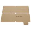 2 Pezzi Modello per Carte in Acrilico Trasparente Artigianato Fatto a Mano Strumento DIY AAB359