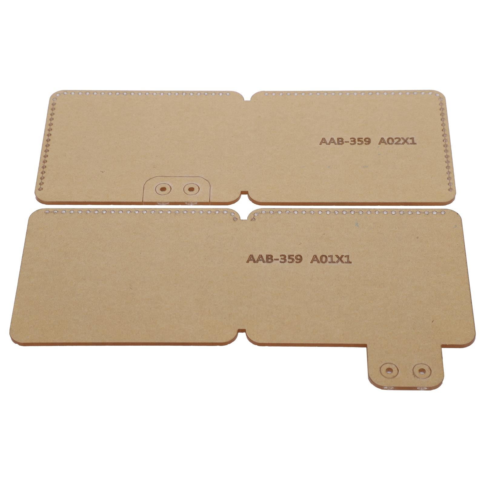 

2 шт. Акриловый шаблон для карт Прозрачный Прозрачный Кожа Ручная работа Ремесло DIY Инструмент AAB359