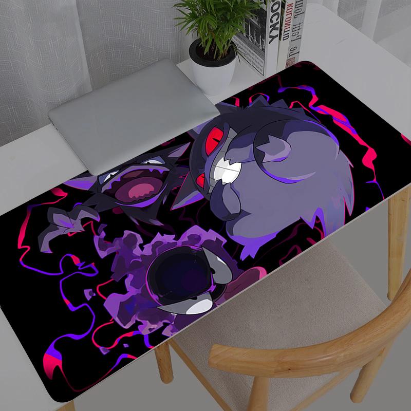 Mouse Pad Pokemon Pikachu Gengar Gamer Notebook Games Mouse Pad XXL Keyboard Pad Large Mousepad Mouse Mat Gaming Desk Mat 800x300x2mm