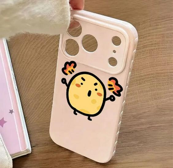

Angry Potato iPhone 17 Pro Max Large Heart Window Case iPhone 12 Pro