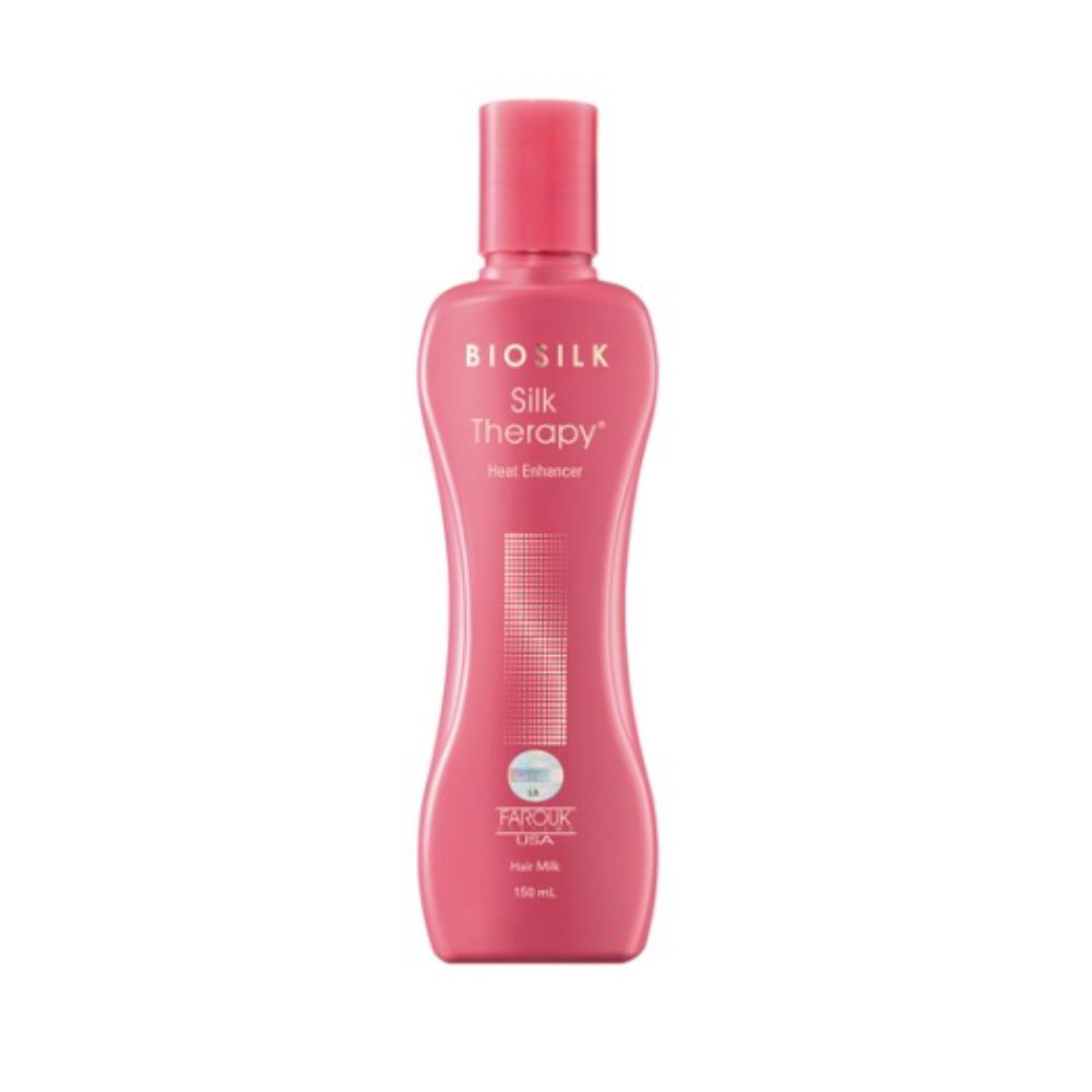 Silk Therapy Heat Enhancer Hair Strengthening Milk 150ml Heat-Activated Leave-in Treatment