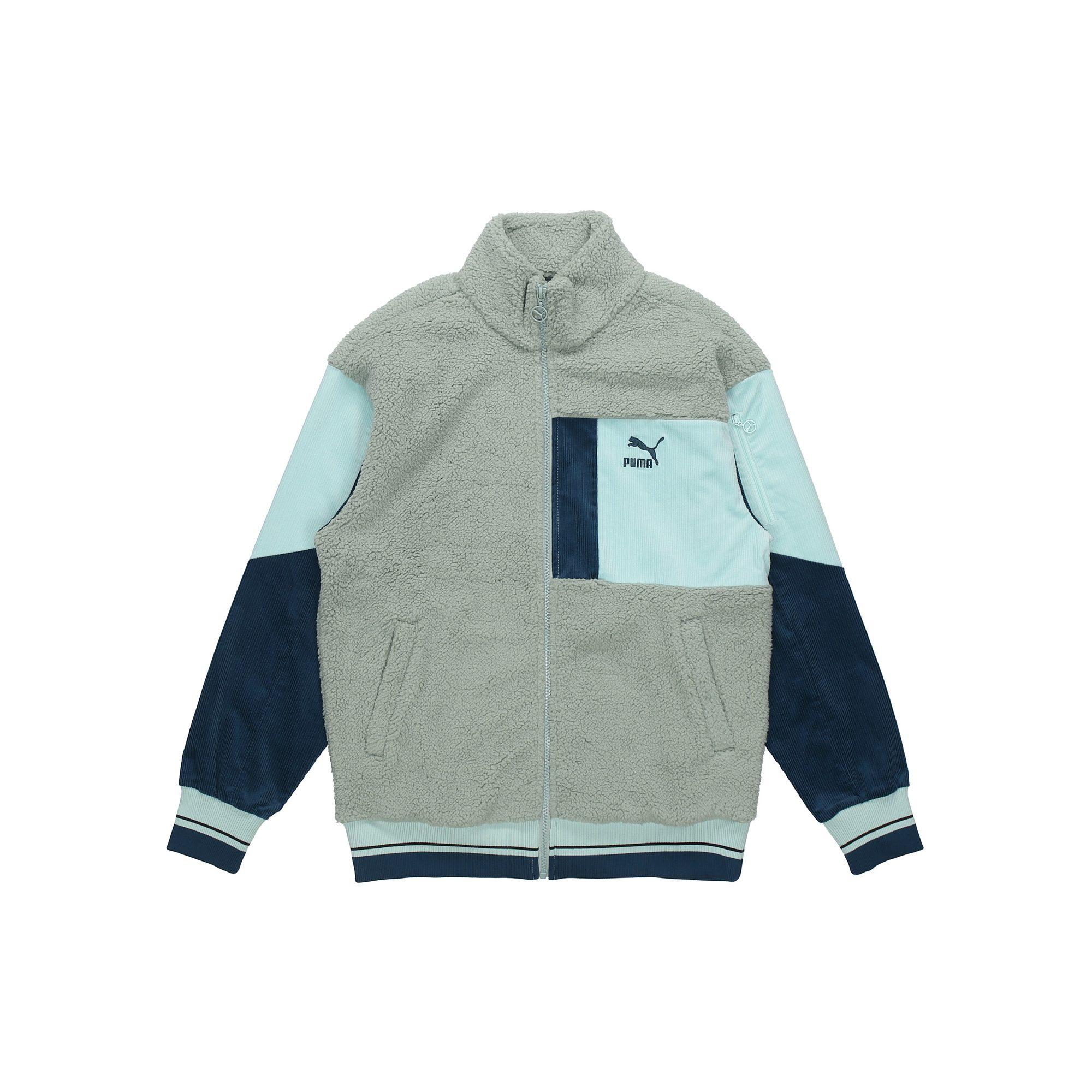 PUMA Velvet Jackets Men`s Emerald Stand
