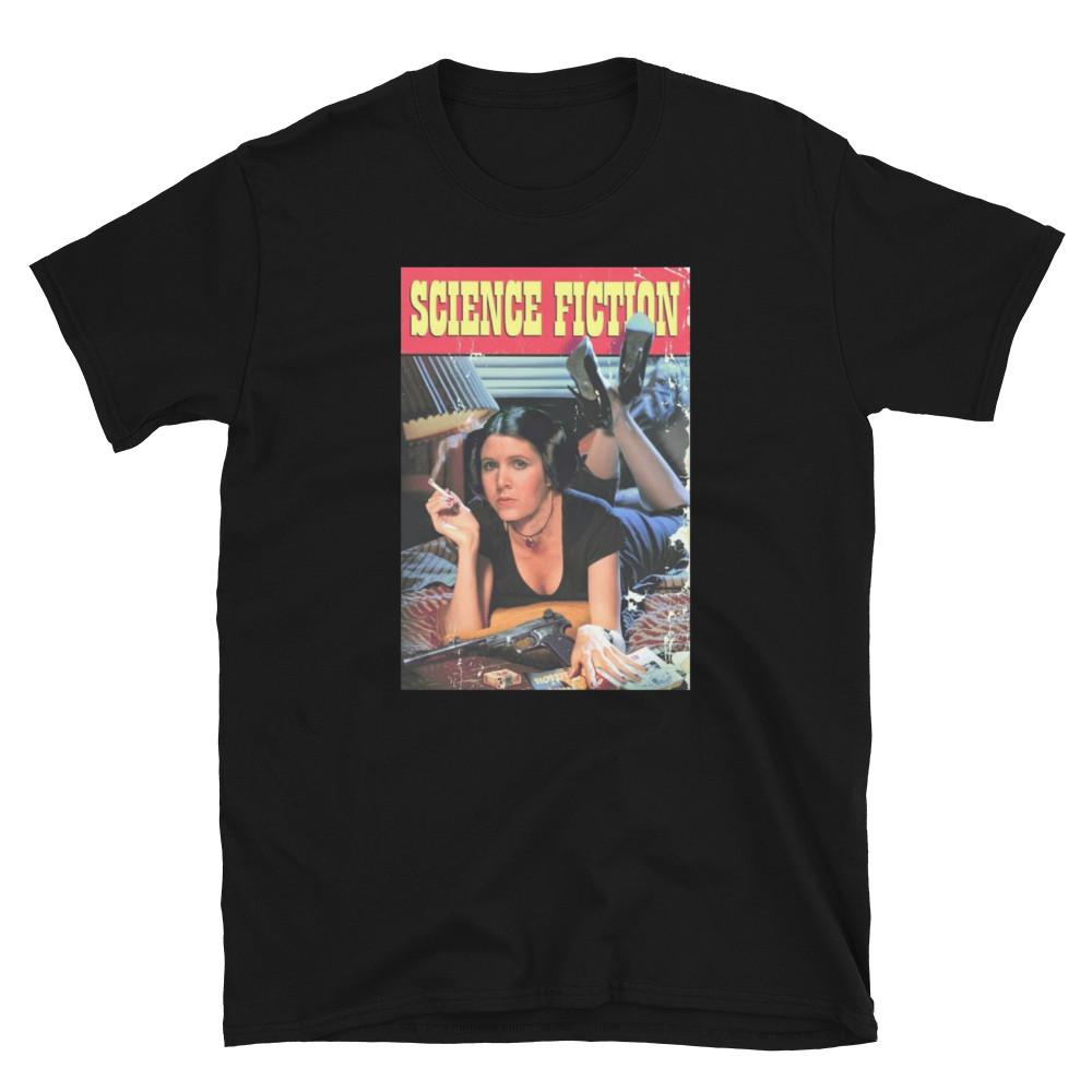 

Star Wars Pulp Fiction Princess Leia Printed TShirt Unisex T-Shirt L