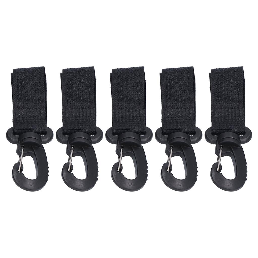 5Pcs Stroller Organizer Hook Clip Convenient Stroller Hooks for Hanging Diaper Bags Purse#01