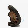 Fashion Golden Sapling Summer Shoes Genuine Leather Sandals Outdoor Men's Beach Sandals Leisure Flats Retro Footwear Men Casual Moccasin