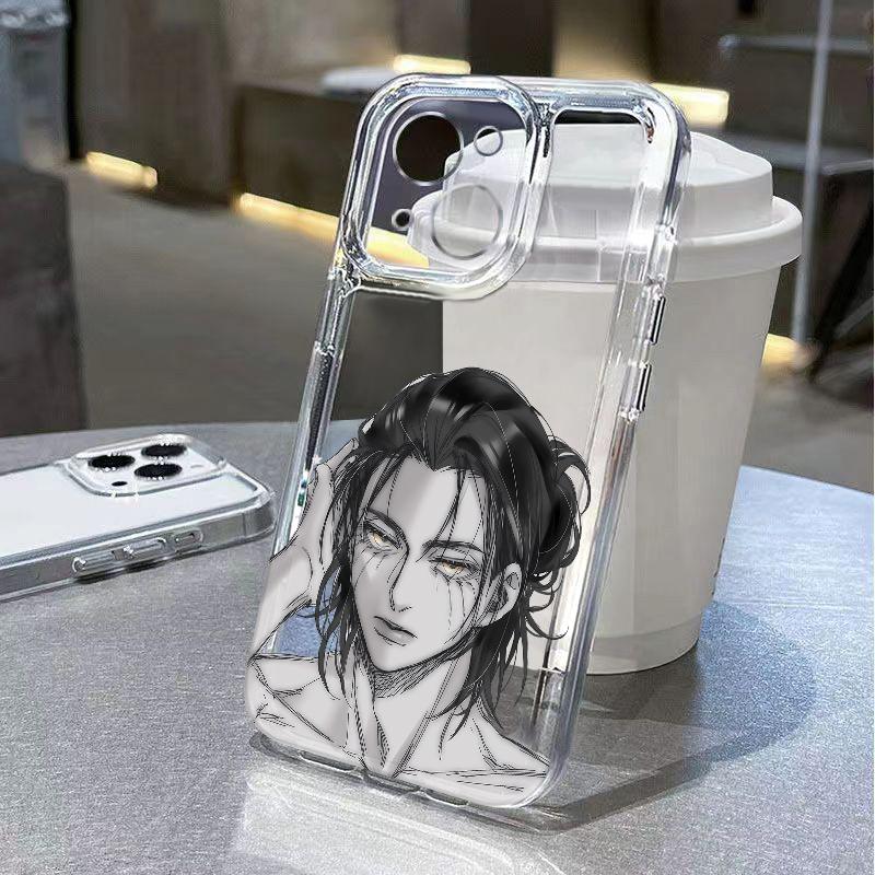 Attack On Titan Phone Case for iPhone 17 Air 16 15 14 13 12 11 Pro Max Plus Mini X 8 7 Soft Transparent Cover Fundas Accessory