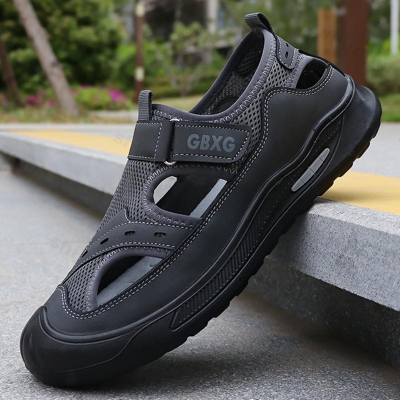 Fashion Men's Breathable Sandals Summer Low Top Hollow Out Casual Sandals Comfortable Non Slip Fashionable Platform Casual Sports Shoes