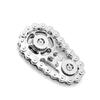 Sprocket Flywheel Fidget Spinner Toy Stress Anxiety Relief Kids Teens Adults Metal Bike Chains Fingertip Gear Gyroscope Sensory Spinning Toy