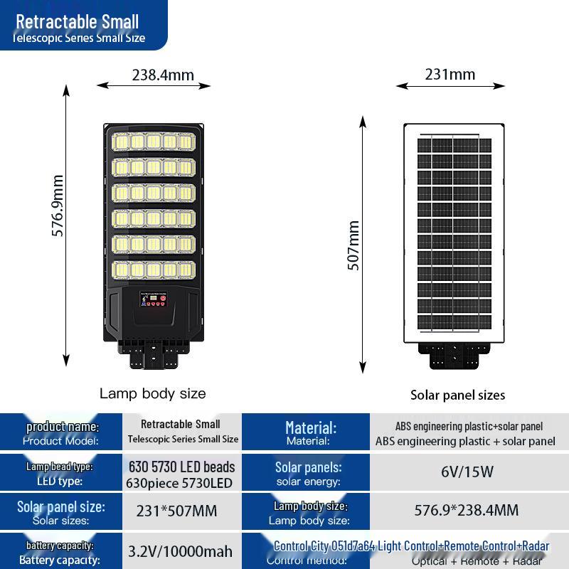 

Сверхяркий водонепроницаемый солнечный уличный фонарь с датчиком движения