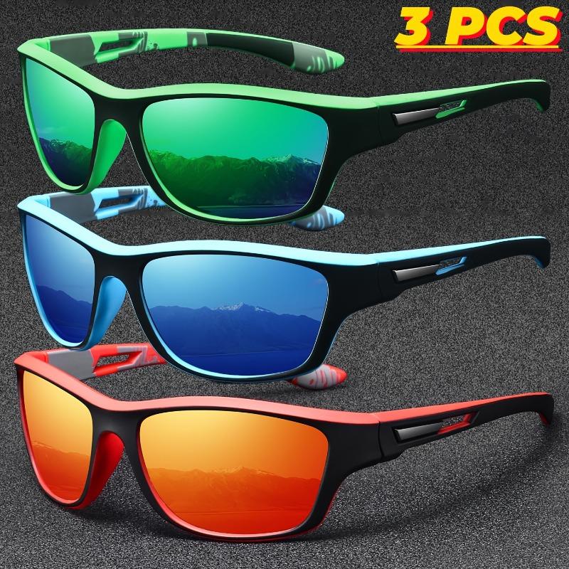 Ensemble abordable de 3 pièces Style classique vintage Lunettes de mode Design enveloppant unisexe Convient pour un usage quotidien décontracté