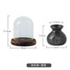 Chinese Ceramic Toothpick Jar Retro Toothpick Tube with Cover Creative Floss Cotton Swab Box Storage Box Set Home Decoration