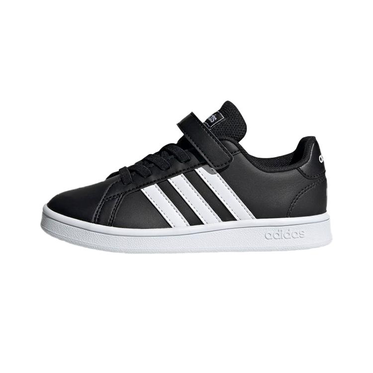 

Adidas Neo GRAND COURT Breathable Low top Kids Skateboarding Shoes Black White Kids EF0108 31.5