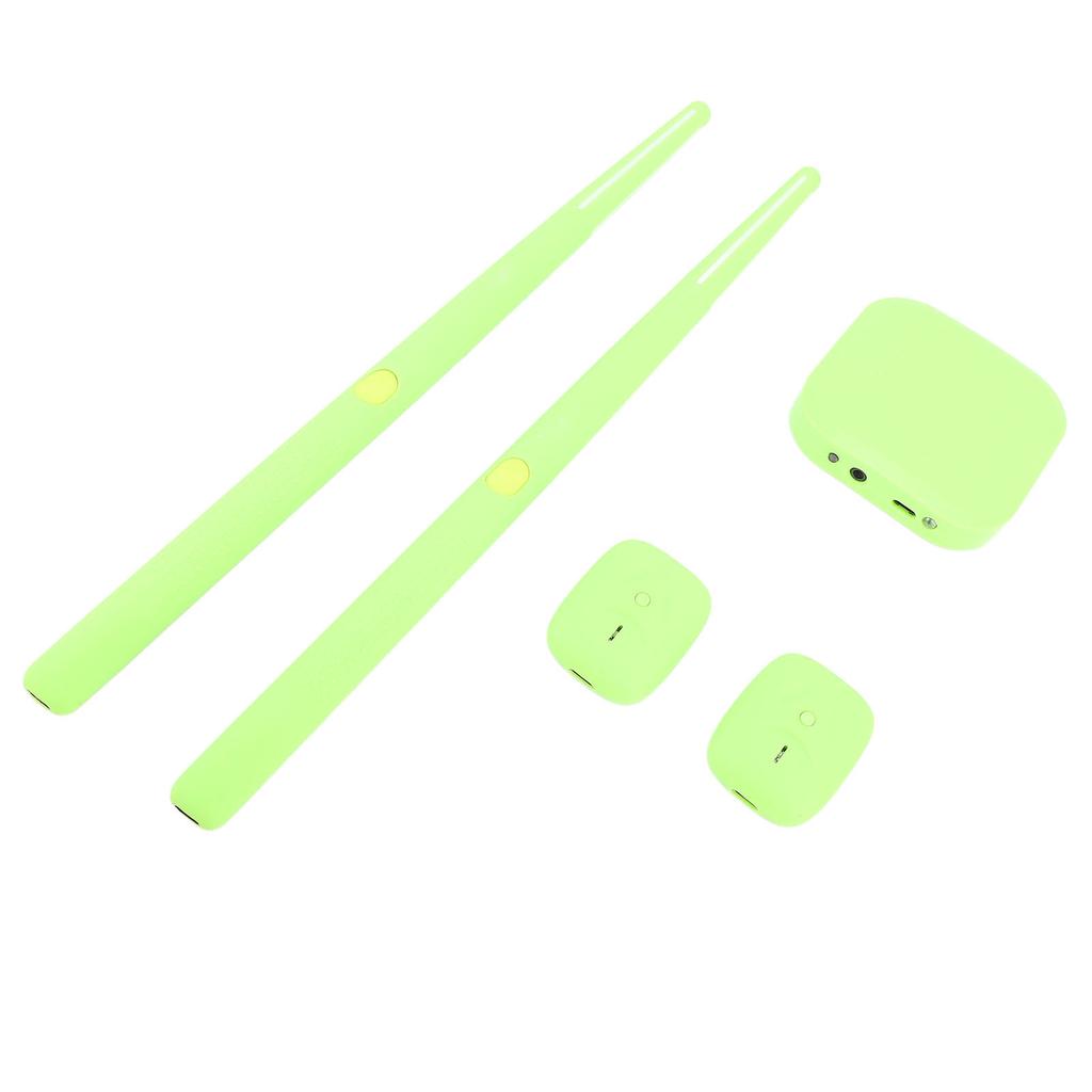 Electric Air Drum Set Portable 3D Motion Sensing RGB Virtual Drum Kit with Drumsticks Pedals