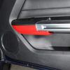 2x Red Interior Door Armrest Decor Panel Cover Trim Bezel For Ford Mustang 2015+