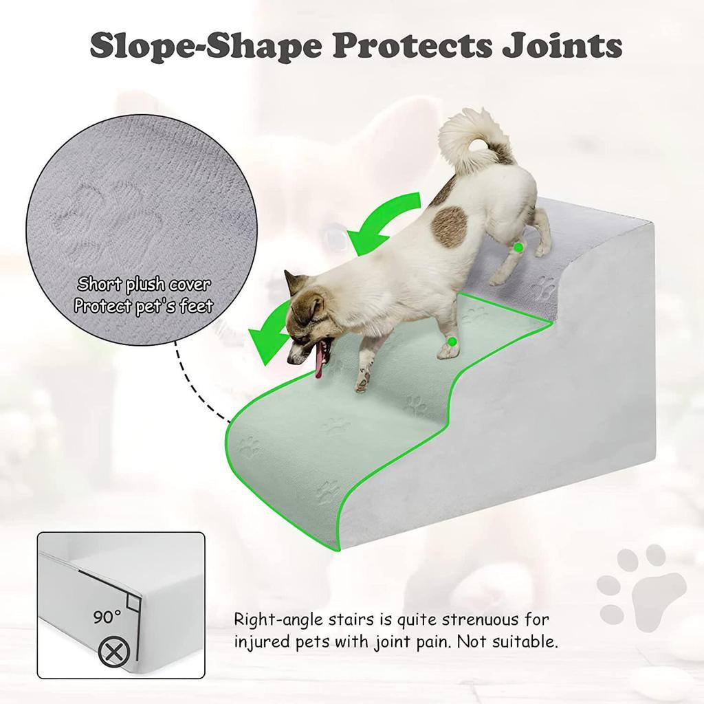 Small Dog Sponge Steps & Ramp for Sofa/Bed
