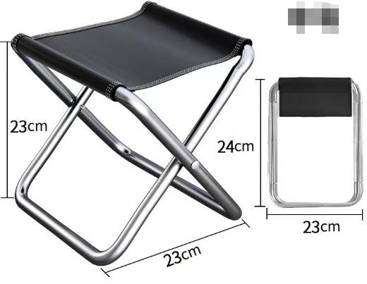 Ultra-Lightweight Compact Folding Stool Durable, Portable, and Space-Saving Design for Travel,Camping, Fishing