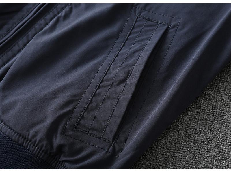 Herren Herbst/Winter Schlanke Passform Windjacke: Business Casual, Vielseitig, Doppellagige Reversjacke.