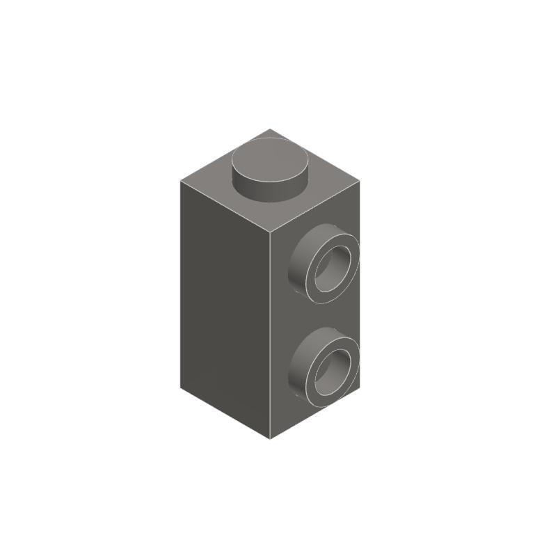 Non-Toxic 50G/69Pcs 32952 1X1X1 2/3 With Studs On Side Block Moc Compatible With Brick Diy Toy Construction Particles
