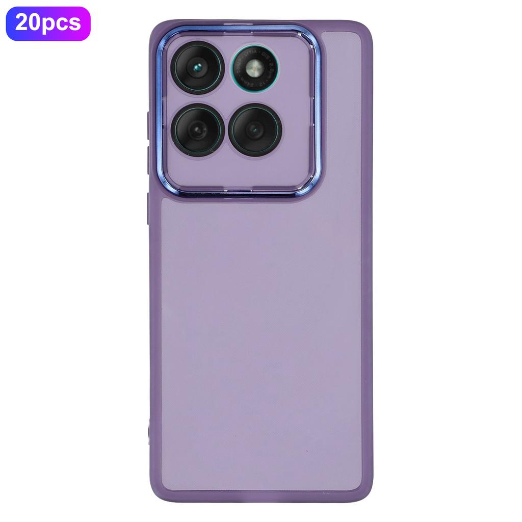 Bulk Purchasing 20Pcs For Motorola Edge 60 Fusion 5G Case Electroplated Camera Frame TPU Phone Cover Precise Cutouts
