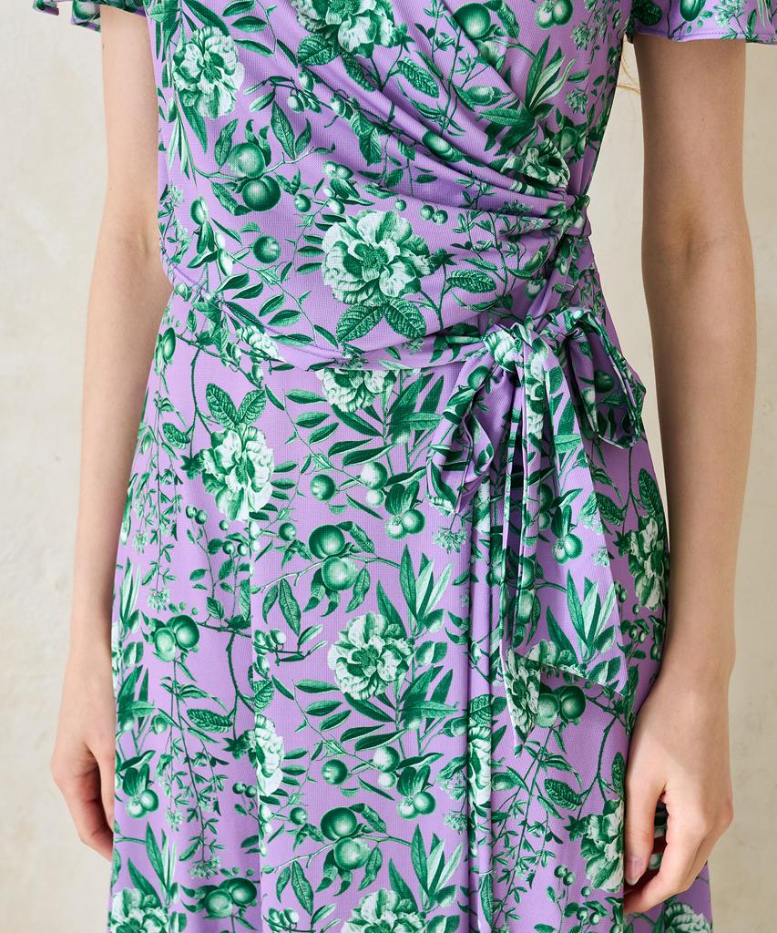 Bonide Mesh Cool Wrap Dress Flower & Berry Purple