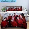 3PCS K-pop Group Stray 3pcs Bedding,Including 3PCS Duvet Cover And 2pcs Pillowcases Perfect for Christmas,Ideal for Bedroom, Dormitory
