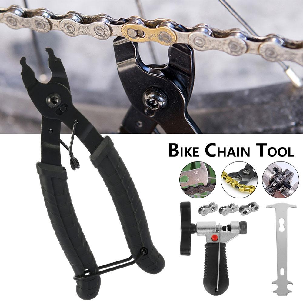 Bicycle Link Chain Pliers with Chain Hook & Cutter Bike Chain Remover Bicycle Missing Links Repair Tool Fits Road/Mountain Bike