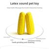 Corn Shape Puppy Dogs Toy   Latex Toy  Squeak Toys  Bite-resistant  Interactive Play Chew Toy  Training Playing Dog Toys  Dog Supplies