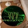 Leistungsstarkes Energy Drink Logo Runde Matte Heimdekoration, Stuhlmatte Für Wohnzimmer, Schlafzimmer, Fußmatte Heimdekoration Geburtstagsgeschenk Weihnachtsgeschenke
