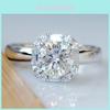 Classy Platinum Colored Wedding Ring For Women With Square Zircon Gem