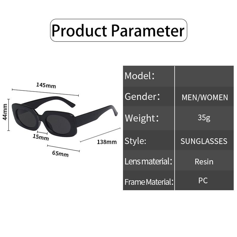 Candy Color Square Sunglasses Women For Men Fashion Vintage Trending Sun Glasses Punk Hip Hop Luxury Brand Designer Shades